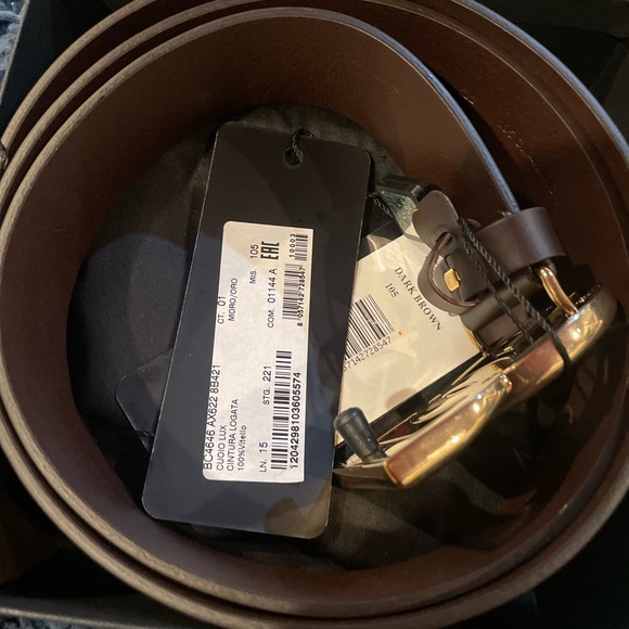 Dolce & Gabbana Calfskin belt with DG logo - Picture 2 of 11